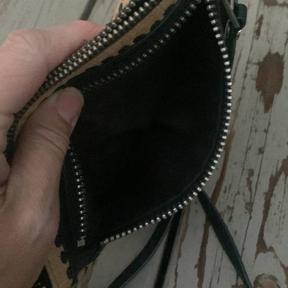 FOSSIL Dawson small Crossbody dot pattern tan black - Picture 10 of 13